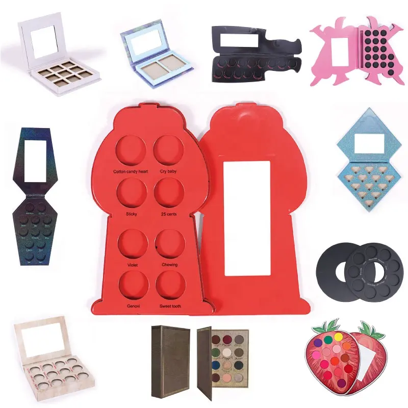 Индивидуальная Палитра макияжа в форме теней для век, сделайте свой собственный дизайн