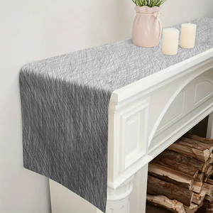 Camino de mesa de poliéster con patrón floral Estilo simple con múltiples especificaciones Resistente a las manchas y elegante - Product Image 6