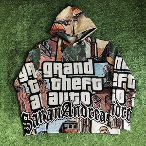 Felpa con Cappuccio Hip Hop 2023 in Tessuto Jacquard con Design Personalizzato di Personaggi <span class=keywords><strong>Anime</strong></span>, Abbigliamento Streetwear da Donna Taglie Forti - Product Image 4