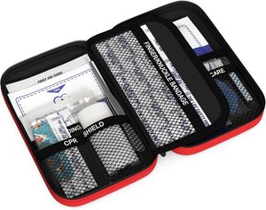 Logo personalizzato bende portatili Kit di pronto soccorso per i bambini per la casa auto campeggio viaggio per la vita dei bambini di sicurezza Pro <span class=keywords><strong>CPR</strong></span> scudo guida - Product Image 4