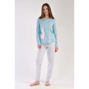 Conjunto de Pijama de Manga Larga con Cuello Redondo Ovalado para Mujer - Product Image 5