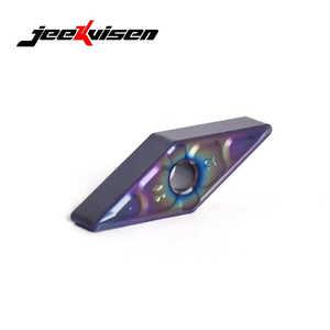Jeekvisen VNMG160408SM Herramientas de corte CNC de alta calidad Inserto de torneado de aleación dura para mecanizado de metales Insertos de carburo procesado con revestimiento PCD - Product Image 5