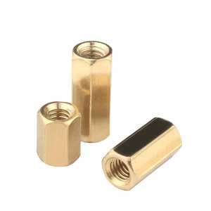 Outils de quincaillerie, fixations, goujons, tiges filetées, nouveaux entretoises hexagonales en laiton, entretoises hexagonales creuses, écrous, goujons - Product Image 5