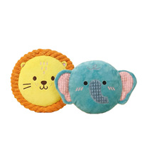 Jouet pour chien en peluche douce en coton, lion couineur – Durable et léger pour chiens de petite/moyenne/grande taille, facile à transporter, en forme d'animal en peluche