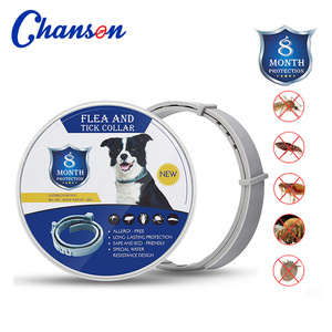 <span class=keywords><strong>Collier</strong></span> anti-puces et tiques pour <span class=keywords><strong>chat</strong></span>, ajustable, vert-orange, protection TRP, efficacité 8 mois, vente en gros - Product Image 1