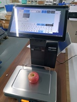 Sistema de Báscula Inteligente con IA Todo en Uno ASS 156 01 |   Escáner de Código de Barras Integrado, Impresora de Etiquetas/Recibos y Software POS