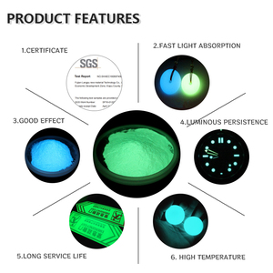 Lâu dài sáng bột phát sáng mica huỳnh quang màu sáng bột phát sáng sơn sắc tố - Product Image 2