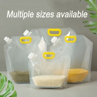 Poches Souples en Plastique de Gros 2,5L 5L 10L avec Bec, pour Savon Liquide, Sacs Imprimables à Poignées