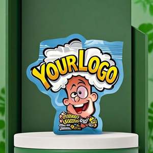 Sacs personnalisés 3.5g sacs Cali sac zip-lock holographique sacs en mylar découpés à l'emporte-pièce résistants aux enfants avec mon logo - Product Image 1