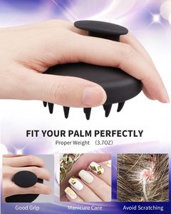 Wholesale Silicone <b>Scalp</b> Scrubber <b>Brush</b> Soft Bath <b>Brush</b> Hair Shampoo <b>Brush</b> <b>Scalp</b> Massager - Product Image 2