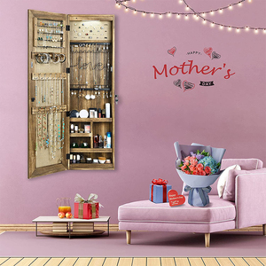 Muebles para el Hogar, Tiendas en Línea, <span class=keywords><strong>Espejo</strong></span> de <span class=keywords><strong>Cuerpo</strong></span> <span class=keywords><strong>Entero</strong></span> de Madera en Oferta, <span class=keywords><strong>Joyero</strong></span> con Cerradura para Montar en la Pared - Product Image 4