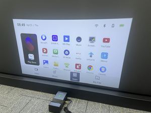 [Oem/ODM] Wupro Lite Một Mini Xách Tay Nhà Thông Minh Android Proyector 4K Rạp Chiếu Phim Gia Đình Siêu Ngắn Ném <span class=keywords><strong>DLP</strong></span> Máy Chiếu Video - Product Image 3