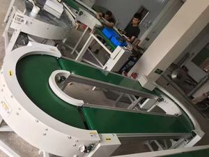 Convoyeur à bande en PVC vert personnalisé en usine - Product Image 4