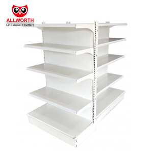 Estante de góndola de panel trasero liso de alta calidad de gran capacidad multicapa estante de exhibición de supermercado - Product Image 6