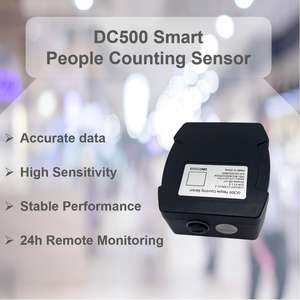 Cndingtek IP67 không thấm nước ngoài trời không dây DC500 PIR người đếm giải pháp lorawan nb-iot 4G cảm biến người truy cập hệ thống - Product Image 3
