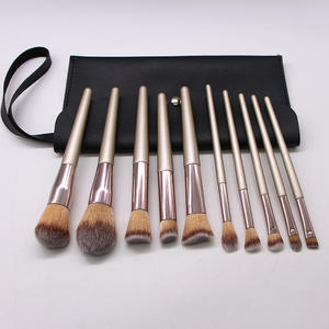 Ensemble <span class=keywords><strong>de</strong></span> pinceaux <span class=keywords><strong>de</strong></span> maquillage professionnels pour le visage, 14 pièces, marque privée, avec sac portable - Product Image 1