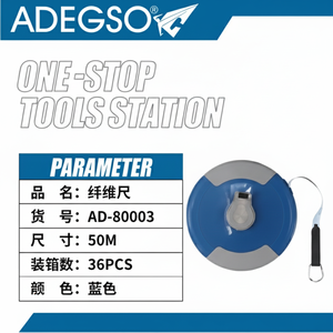 50m nastro di misurazione in pelle d'acciaio corpo in PVC per la costruzione e il rilevamento nel sistema imperiale - Product Image 1