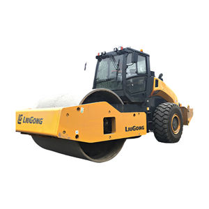 Premium Liugong 6633E 33ton Rouleau compresseur vibrant à Double entraînement avec 23 1-26 pneus Compacteur de système hydraulique complet - Product Image 1