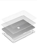 Housse rigide pour ordinateur portable à paillettes pour MacBook M1 M2 M3 Pro 14 pouces A2442 A2779 A2918 A2992