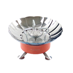 Réchaud à gaz pliable en acier inoxydable mini portable super léger, <span class=keywords><strong>propane</strong></span> <span class=keywords><strong>butane</strong></span>, accessoire de cuisson en plein air, camping - Product Image 2