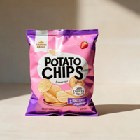 Sachet d'emballage multi-tailles en PE imprimé par gravure, thermoscellable, résistant à l'humidité, refermable avec fermeture éclair sur le côté arrière, pour aliments surgelés et snacks