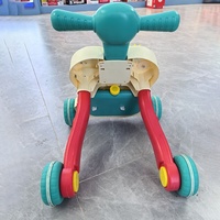 AJB Poussette d'Activité Éducative Déambulateur Bébé en Plastique Meilleure Vente, Jouet à Pousser pour Tout-Petits Unisexe, Capacité de Charge 20KG
