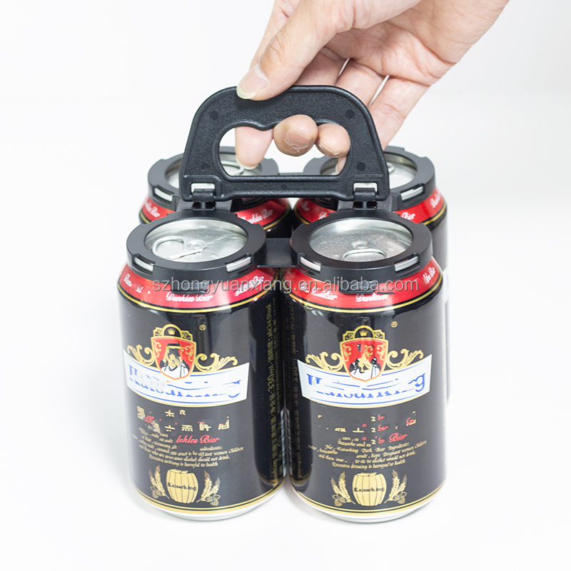 Can Plastic Holder 4-Pack Beer Holder 202# Can Plastic Handle Beer Can Holder 54mm High Quality