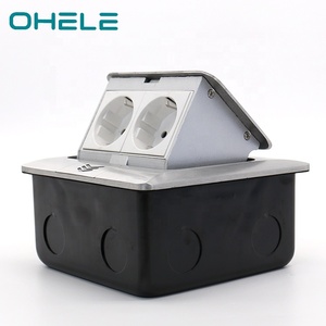 Prises de courant électriques, sans fil, style européen, étanches, pop-up au sol, boîte de sortie - Product Image 3
