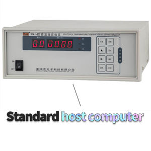 Rek 16 Kanal -50 hingga 300 ℃    Antarmuka RS232 Mendukung Penyimpanan Data dan Pencetakan Instrumen Inspeksi Suhu RK-16 - Product Image 5