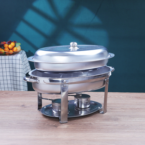 Equipo de Buffet de Acero Inoxidable para Restaurantes y Servicios de Catering, Plato para Calentar Comida, Juego de Recipientes para Servir, Suministros para Hoteles y Fiestas - Product Image 5