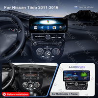 Para Nissan Tiida 2011-2016 de 12.3 pulgadas, reproductor estéreo Android con Carplay, arnés estéreo para Nissan al por mayor, pantalla de fábrica AIJALV con GPS para auto