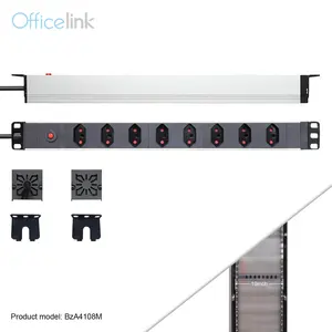 Rack cabinet PDU with Brazil sockets and Overloading protector