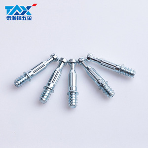 Vis TAX 2 en 1 M6x32.5 en acier au carbone galvanisé, tête cylindrique, empreinte cruciforme, filetage partiel, pour meubles de panneaux - Product Image 2