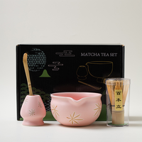 Ensemble de thé matcha premium CS, bol en céramique japonais pour cérémonie, fouet, coffret cadeau, kit de démarrage, durable et écologique