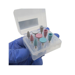 Juego de fresas dentales para pulir cerámica RA Shank Pulidores de silicona - Product Image 3