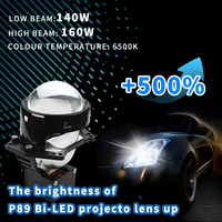 Usine de lentilles Bi Led G90D 3.0 pouces 13.5V 65W 75W lentille de projecteur Bi Led double Lasers phare accessoires de voiture universels