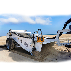 Machine de nettoyage de plage <span class=keywords><strong>diesel</strong></span> robuste en acier attaché au tracteur Nouveau <span class=keywords><strong>produit</strong></span> environnemental pour l'enlèvement des ordures Herbe de mer - Product Image 1