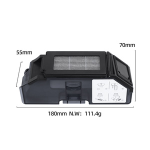 Ecovacs T50 T50PRO – poubelle en plastique réutilisable, 180x70x55mm, boîte à déchets pour aspirateur robot domestique, pièces détachées - Product Image 1