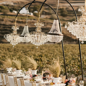 Đèn chùm trang trí đám cưới hiện đại LED kiểu mới sang trọng, đèn đứng ngoài trời chống nước dùng cho đạo cụ sự kiện cưới - Product Image 3