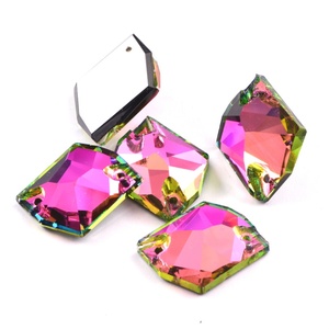 Cristales de Costura Coloridos 5A, Gemas de Vidrio Cósmico Irregulares de Alta Calidad para Coser en Vestidos - Product Image 5
