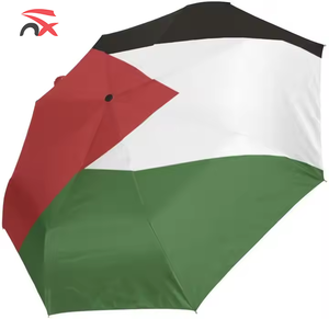Tùy Chỉnh Bán Buôn Đầy Đủ In Ấn 21Inch Gấp Mưa Tự Động Ngoài Trời keffiyah Palestine Ô Cho Hàng Ngày - Product Image 6
