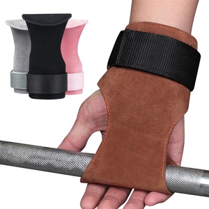 Cinghie di sollevamento pesi fitness palestra PU impugnatura per allenamento pull up - Product Image 1