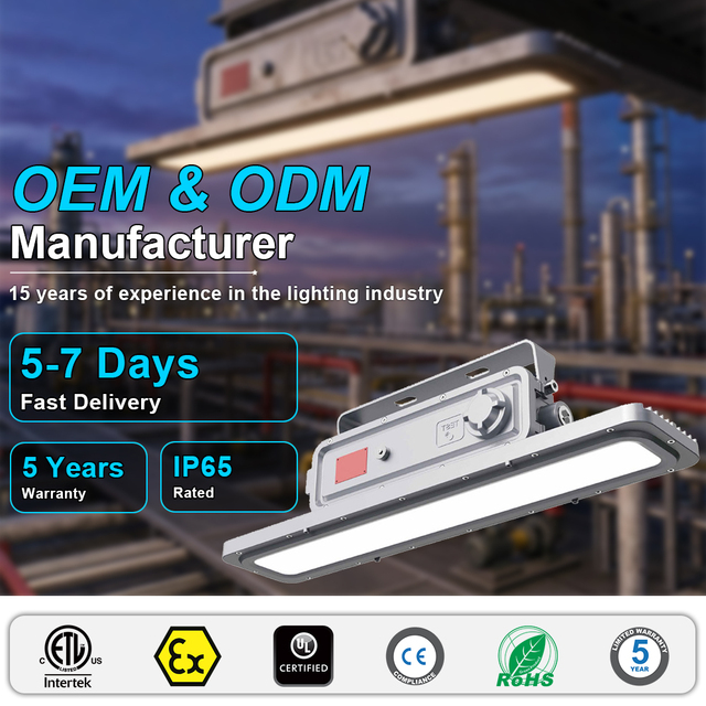 ATEX Led Area Lighting 60W 100W Warehouse Explosion-proof Lamp Explosion Proof Linear Light