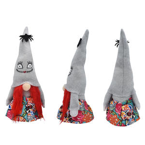 Gnomes en peluche <span class=keywords><strong>nain</strong></span> sans visage <span class=keywords><strong>Jack</strong></span> Sally en coton PP fait à la main ornements pour la décoration d'Halloween - Product Image 6