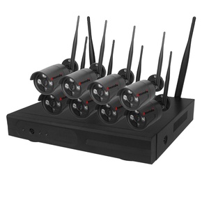 Anxinshi 2MP 1080P <span class=keywords><strong>HD</strong></span> на открытом воздухе NVR беспроводной комплект домашней безопасности камера системы Беспроводной NVR 8-канальный сетевой видеорегистратор видеонаблюдения камера комплект - Product Image 1