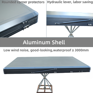 Tente de <span class=keywords><strong>Camping</strong></span> de toit d'auvent à coque dure en aluminium léger pour voiture équipement de vente bon marché pour l'aventure en plein air - Product Image 5