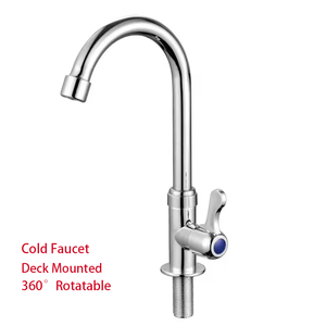 Kinh Tế Nhà Máy Phòng Tắm Nhà Bếp Vòi Và Máy Trộn Bồn Rửa Vòi Nước Duy Nhất Xử Lý Lỗ Cảm Giác Vòi Nước - Product Image 1