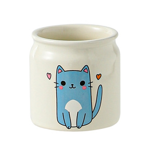 Factory direct sales of <b>cute</b> cat-themed ceramic drinking cups for children, microwave-safe, and stylish office <b>mugs</b>. - Product Image 5
