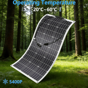 Panneau solaire flexible monocristallin Alecter APH-P112 haute efficacité 23% 100W 12V/24V ultra léger et étanche - Product Image 5
