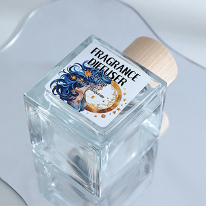 Difusor de Aromas para el Hogar, Serie de 12 Aromaterapias, 100 ml, Botella Decorativa de Vidrio, Juego de Difusores de Aroma con Varillas - Product Image 3